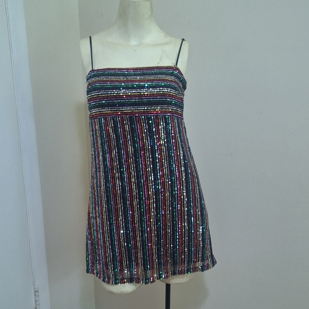 ERAS TOUR- Multicolored sequin dress size small-taylor swift